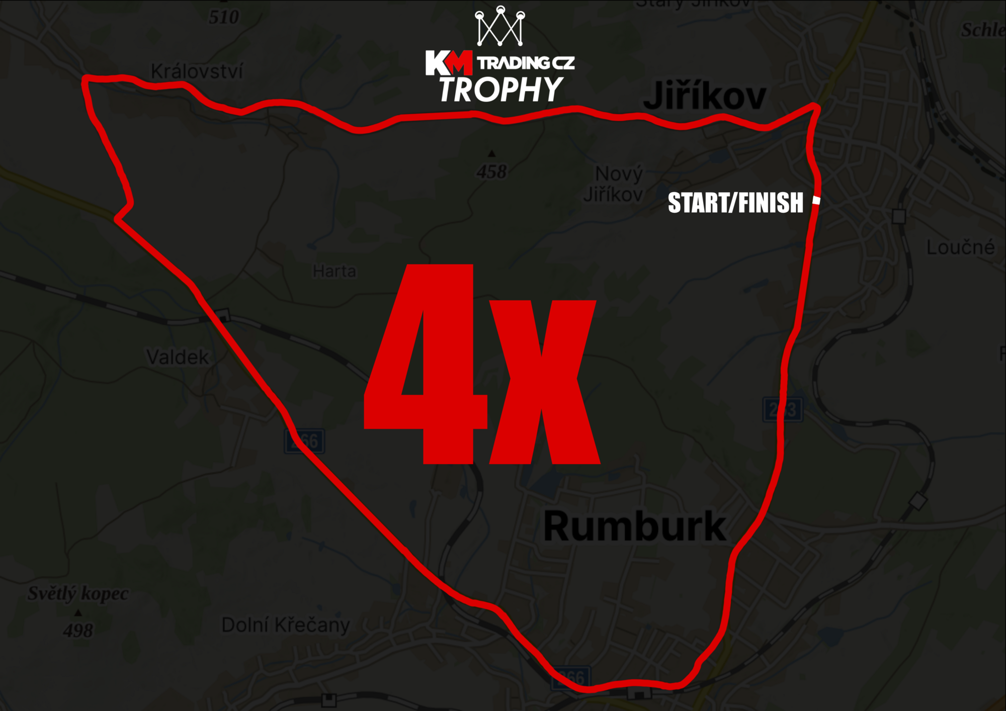 Grafika trati KM Trading Trophy